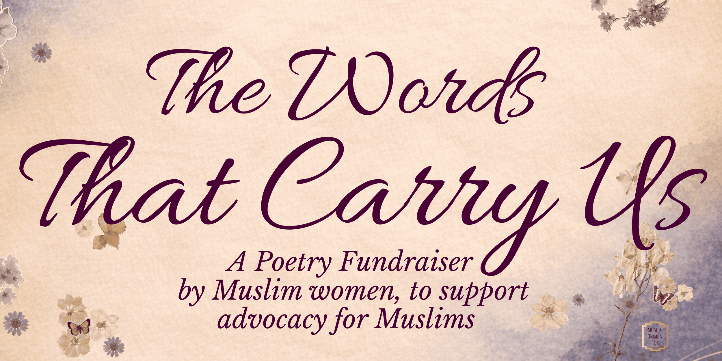 The Words That Carry Us: A Poetry Fundraiser