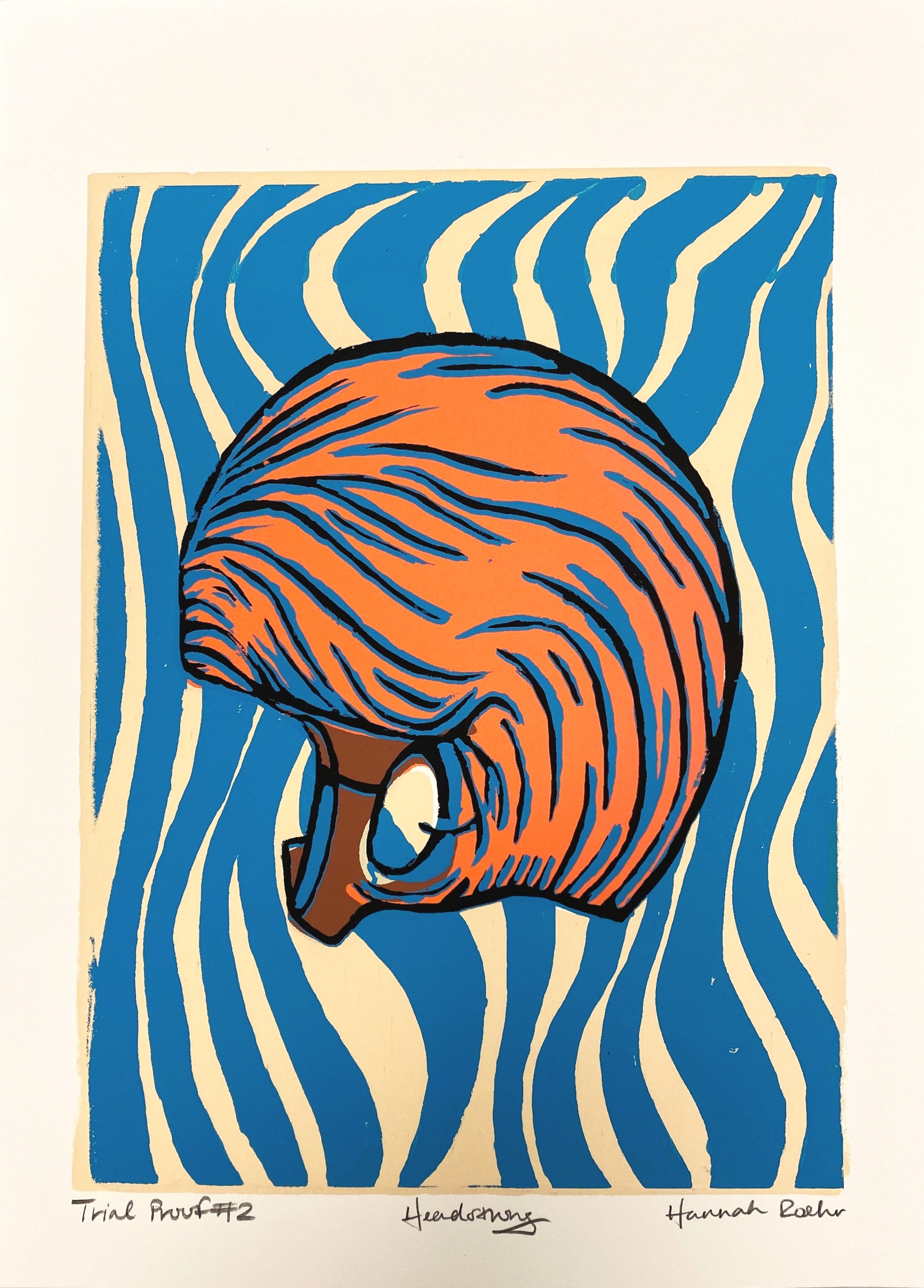 Headstrong, 2021
Five-Layer Screenprint