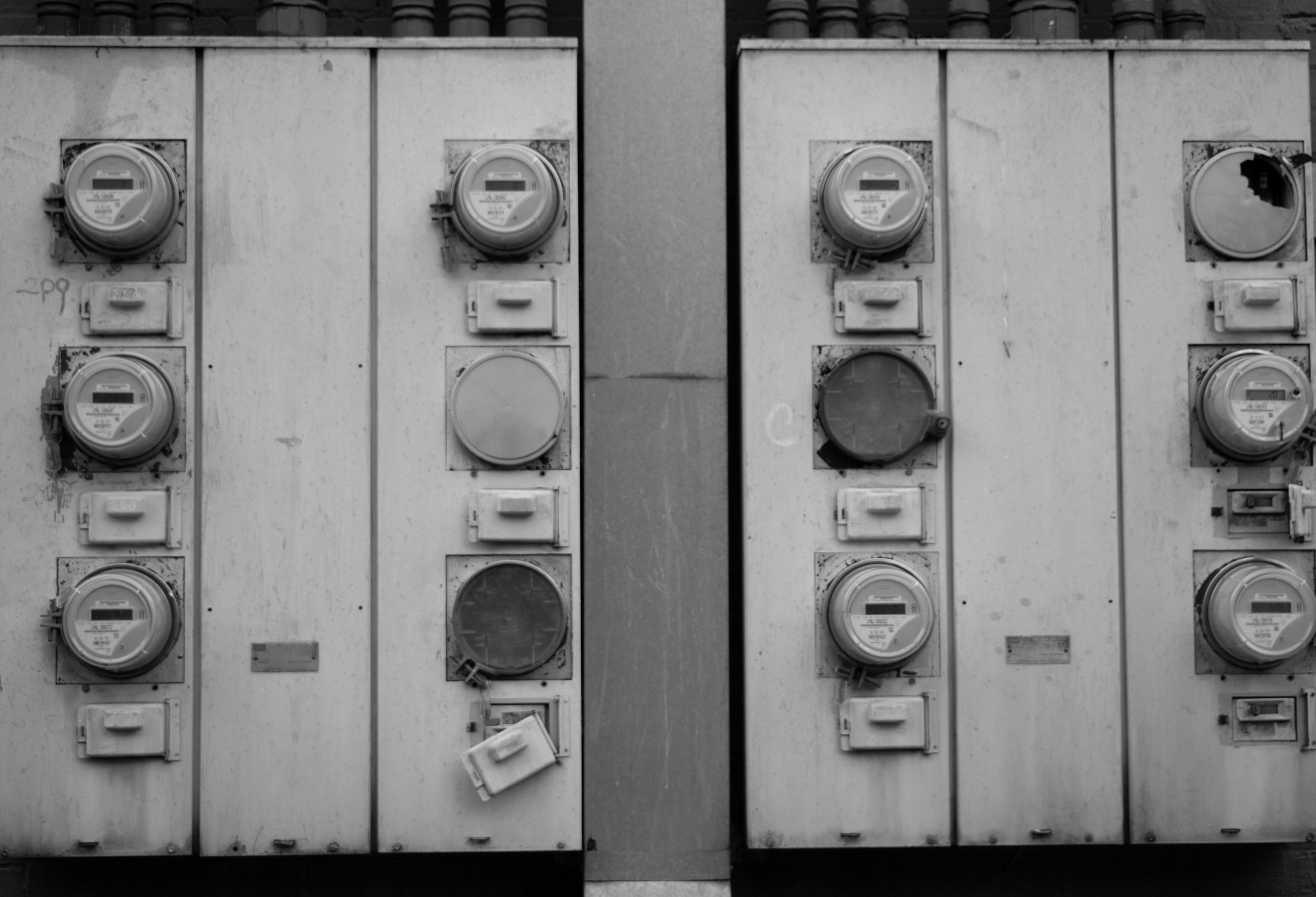 Alleyway Meters, 2023
Digital Photograph