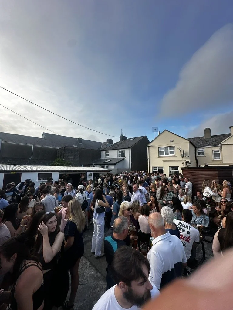 Crowd gathered during the Willie Clancy Festival