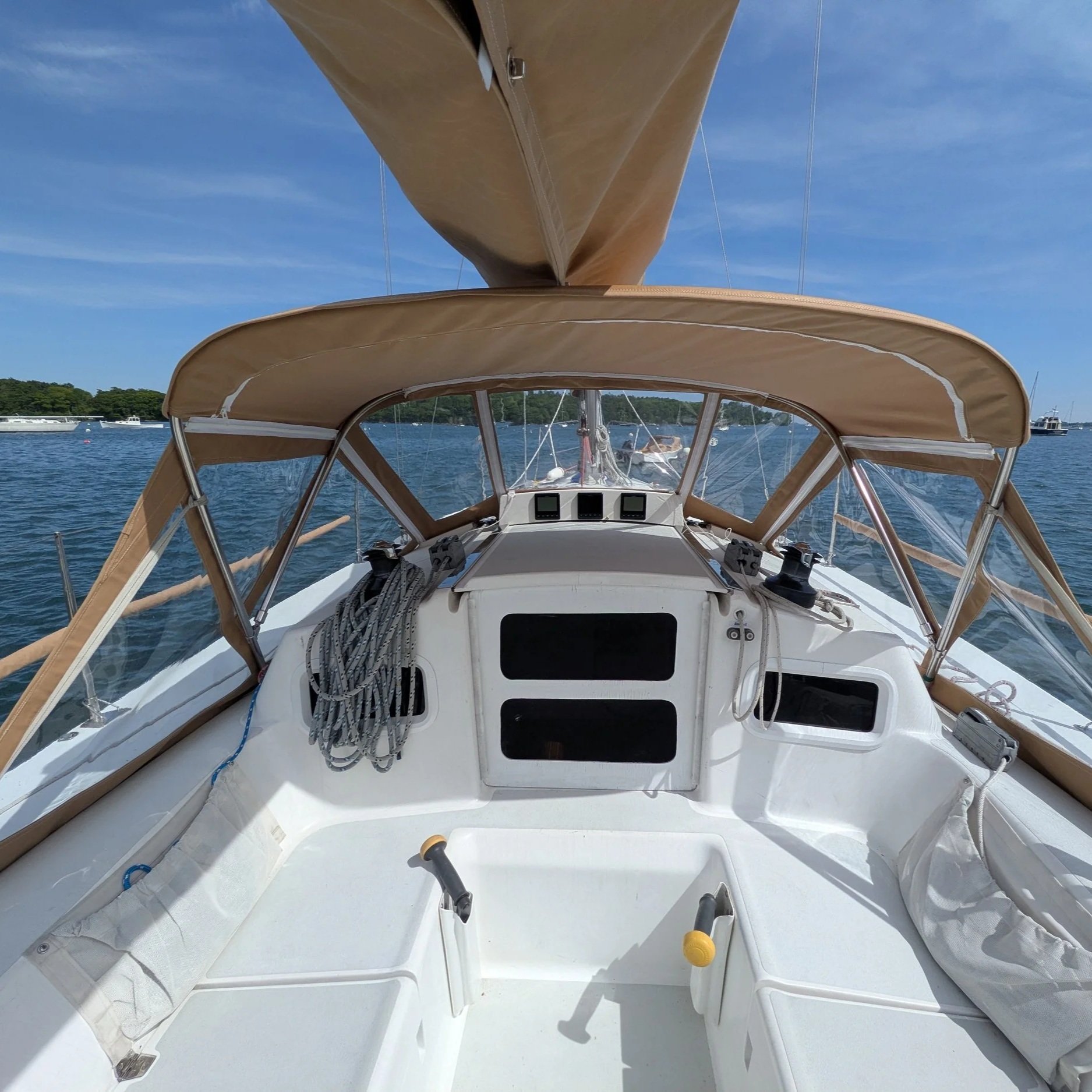 Dodger Canvas Sailboat Upholstery Marine Canvas Repairs Service