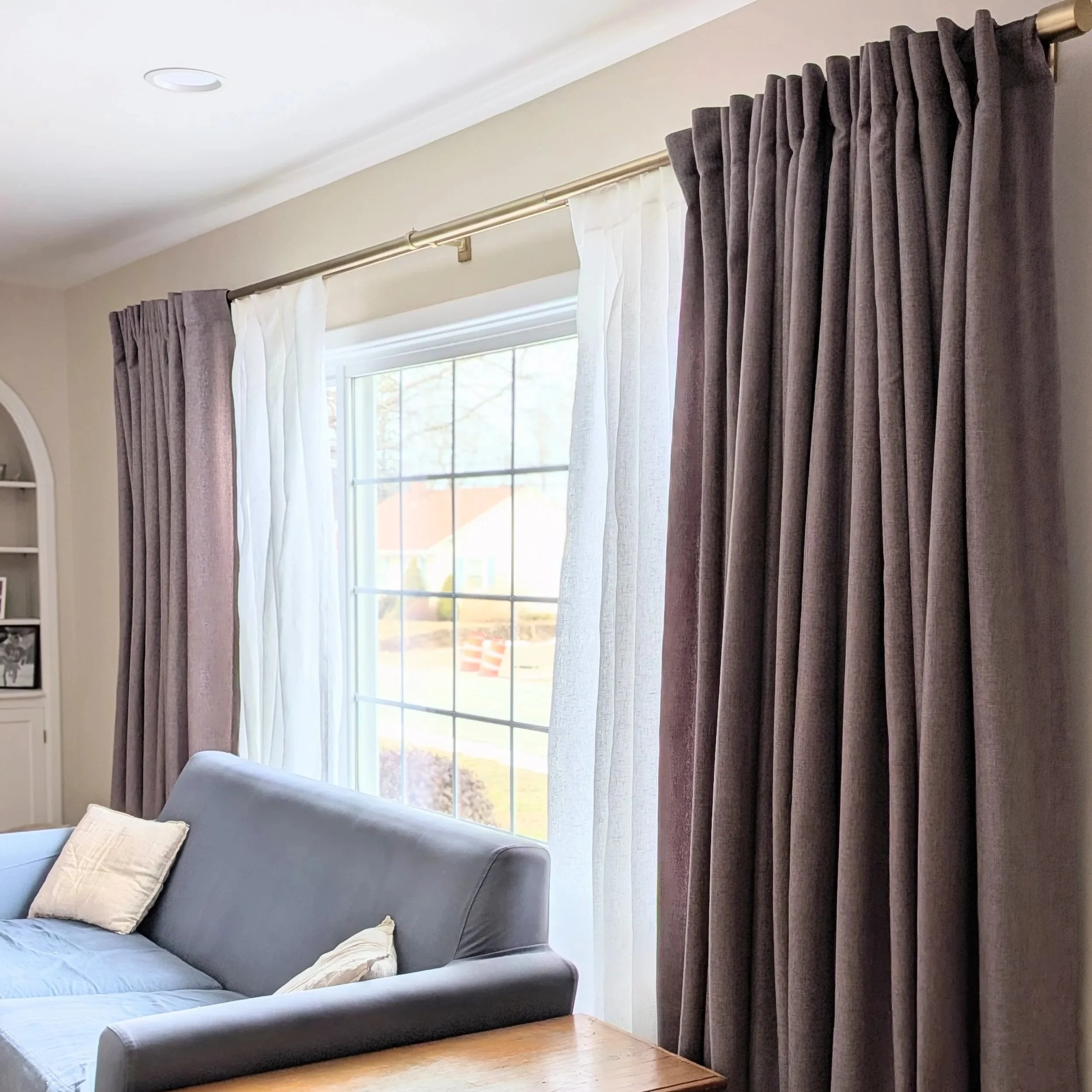 Custom drapes curtains home living room