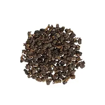 Milky Mist Jin Xuan rolled oolong leaves with bright green hue and creamy aroma.