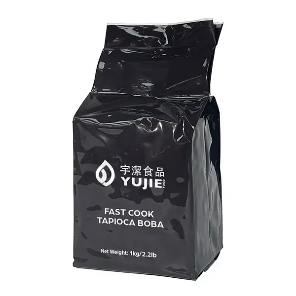 2.5 Fast Cook Tapioca Boba with rich brown sugar flavor and a chewy texture. Perfect for bubble tea, milk tea, and desserts, ready in minutes.