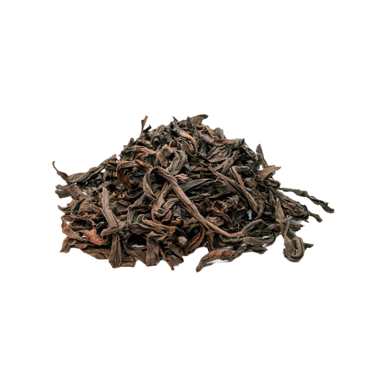 High mountain Da Hong Pao loose leaf tea with tight strands and rich rock aroma.