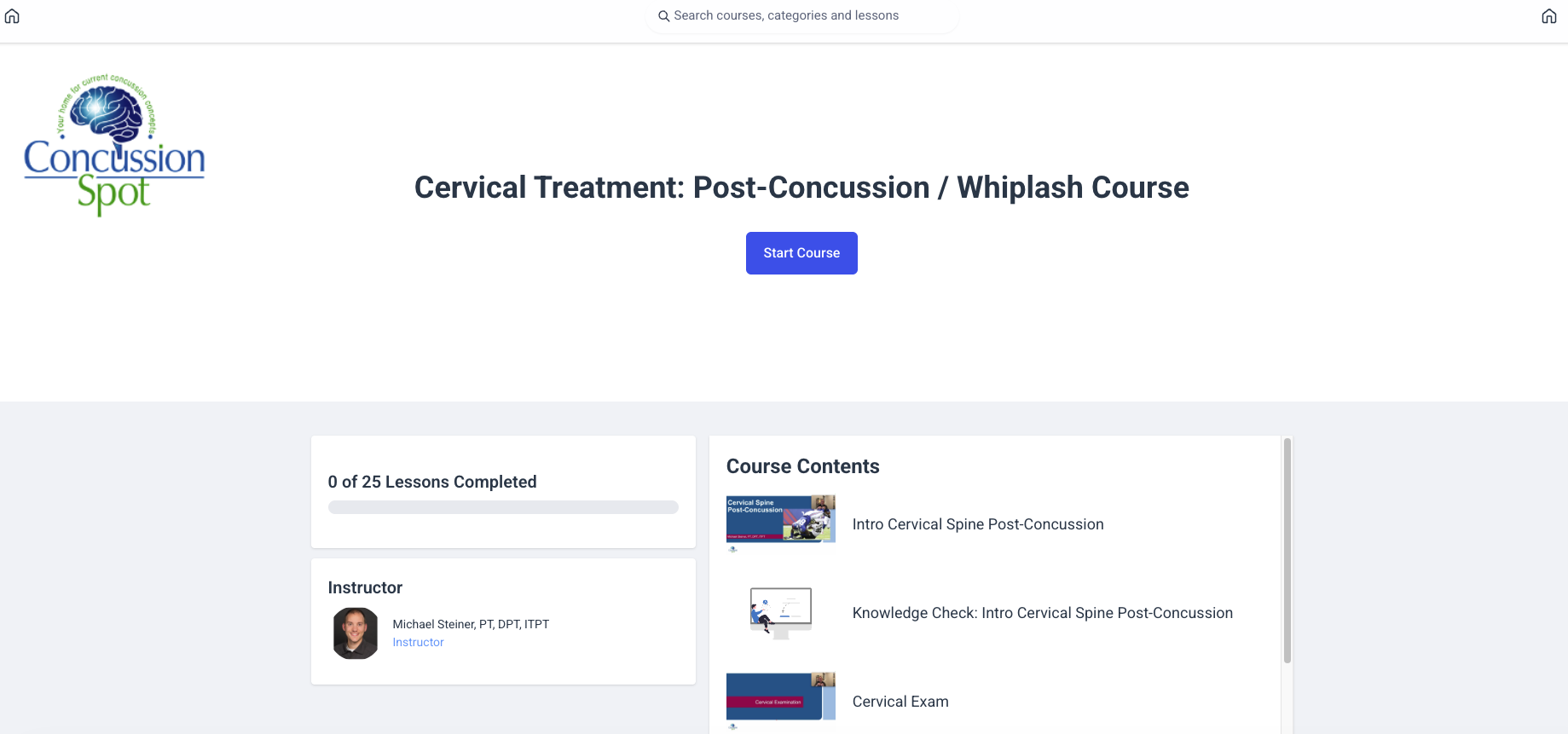 Cervical Treatment: Post-Concussion / Whiplash Course