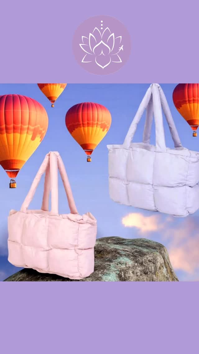 You asked, and we delivered! Our fan-favorite puffer bags, known for their plush comfort and ample space, have just arrived in a gorgeous, vibrant pink! Now you can choose between our beloved lavender or add a pop of pretty pink to your collection. P