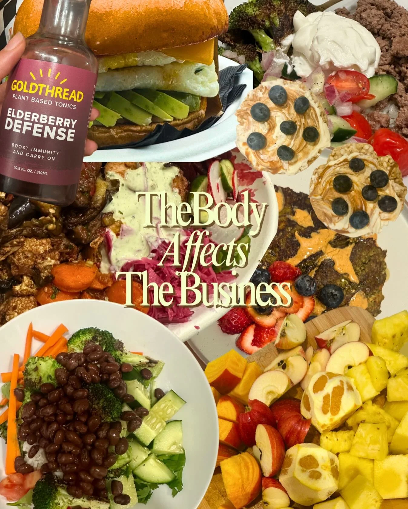 For me, &ldquo;the body affects the business&rdquo; looks like:

&ndash; actually eating during the day
&ndash; fewer energy crashes
&ndash; clearer decisions
&ndash; more patience with people
&ndash; less pushing through