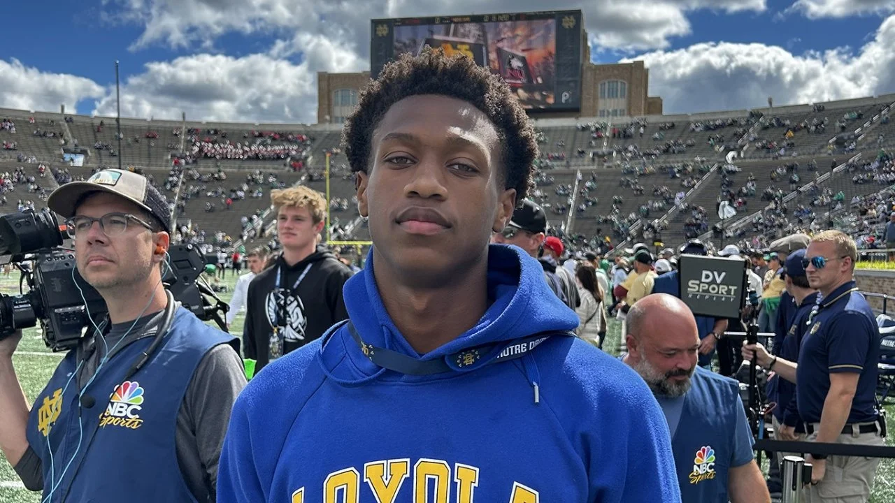 ‘26 cb khary adams visits notre dame on april 4th