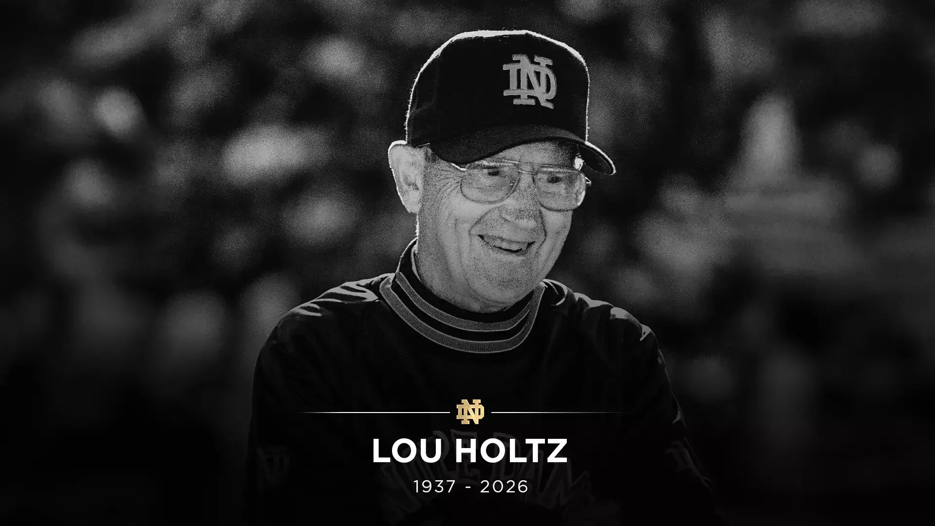 legendary notre dame coach lou holtz passes away (nd release)
