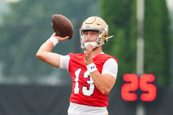 returning qb and coordinators give marcus freeman a better feeling this spring