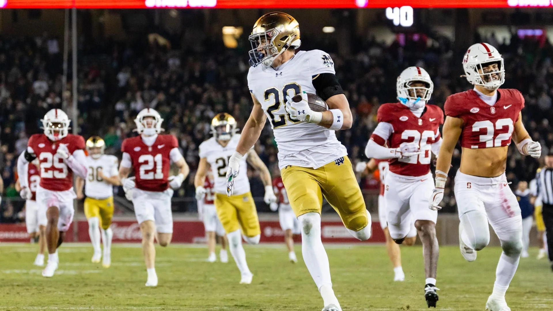Notre Dame Extends Stanford Rivalry and Adds Kent State, Filling Out Dominant 2027 and 2028 Schedules
