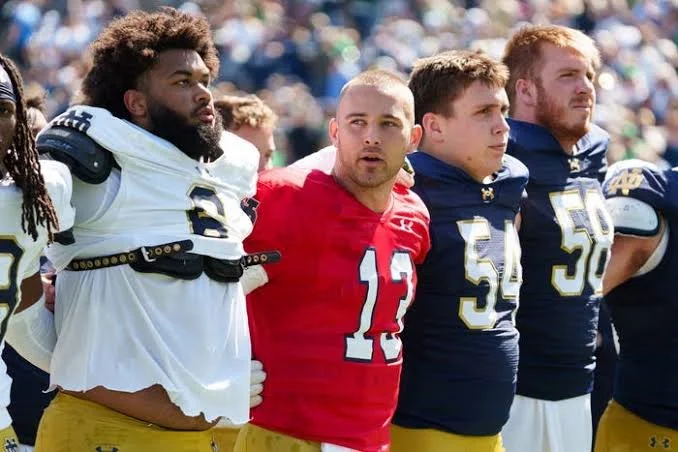 notre dame offense wins blue &amp; gold game 41-40