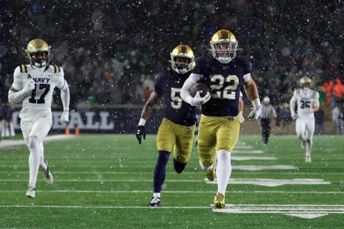 Notre Dame Rolls Past Navy 49-10 Behind Balanced Offensive Attack