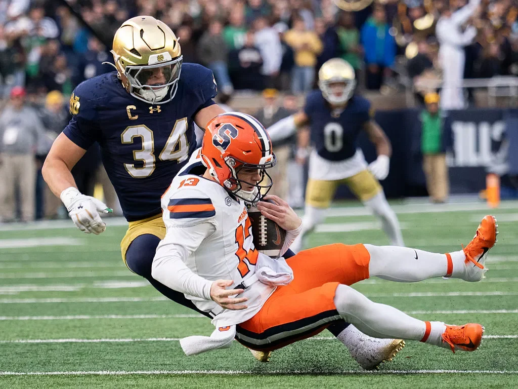 Notre Dame Obliterates Syracuse 70-7 on Senior Day