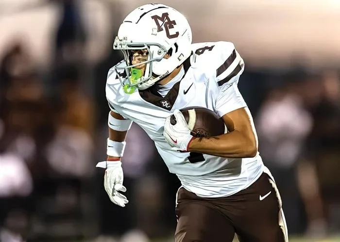 2027 wr quentin burrell sets spring and puts notre dame in top 10