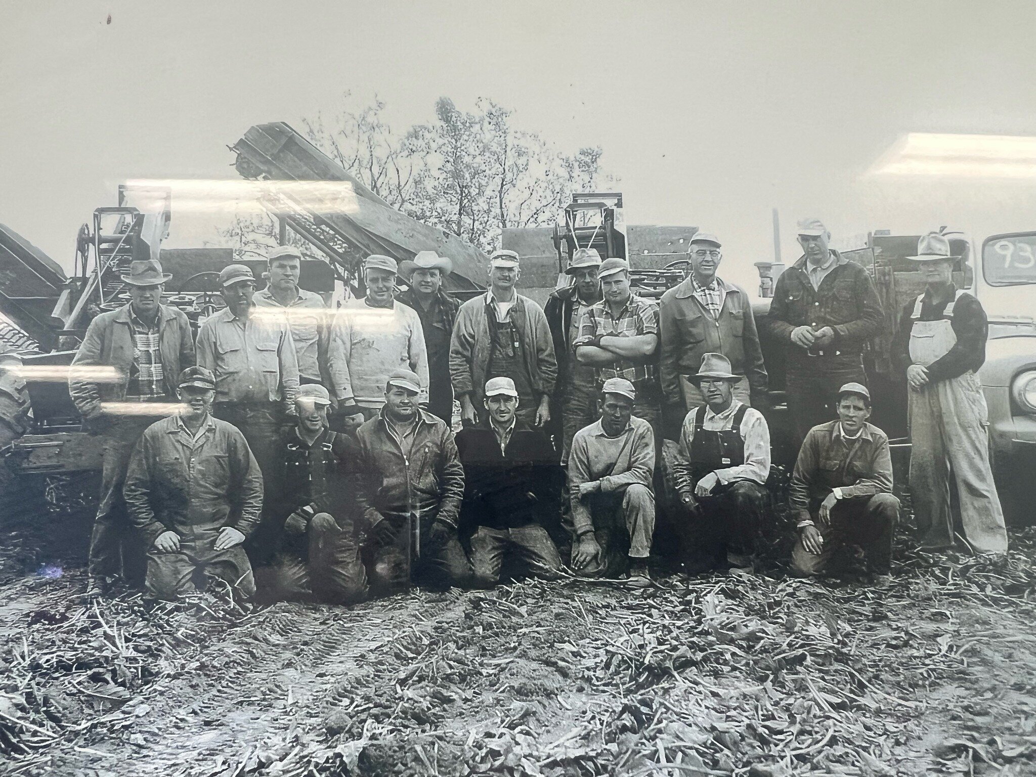This photo was taken in 1958 -  My grandfather and his friends using the first sugar beet harvester in the Treasure Valley. I cherish the values, wisdom, and love for our community that both he and my grandmother passed down. 

@snakeriverbeet