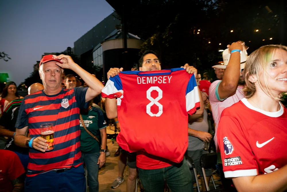Men in Blazers event photography in Austin