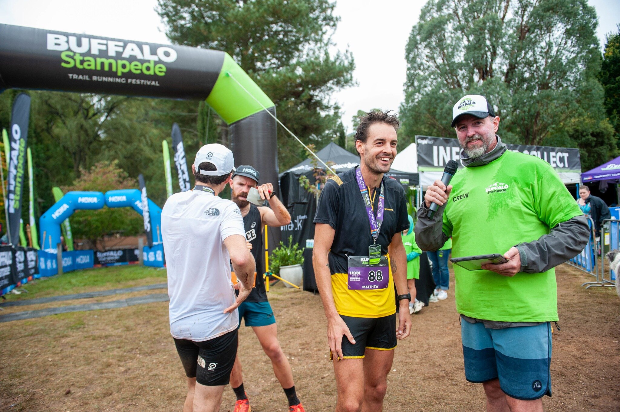 The Debrief: It may be a race, but once you&rsquo;ve left it all out on course, you gotta chew the fat with those you shared the trail!

#friendsforlife #buffalostampede2024 #runwithnature