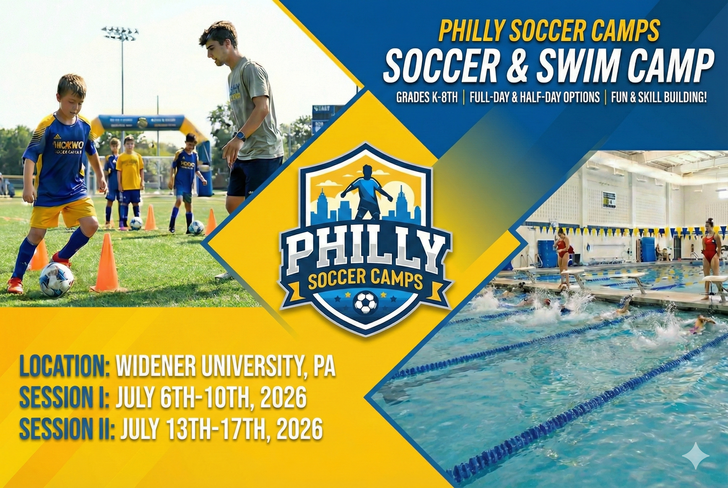 Soccer &amp; Swim Camp II @ Widener University