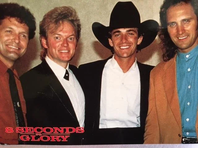 (L-R) Billy Thomas, Terry, Luke Perry, and Ray Herndon