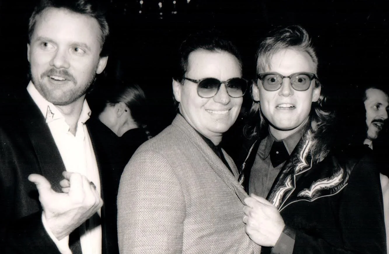 (L-R) Lee Roy Parnell, Delbert McClinton and Terry