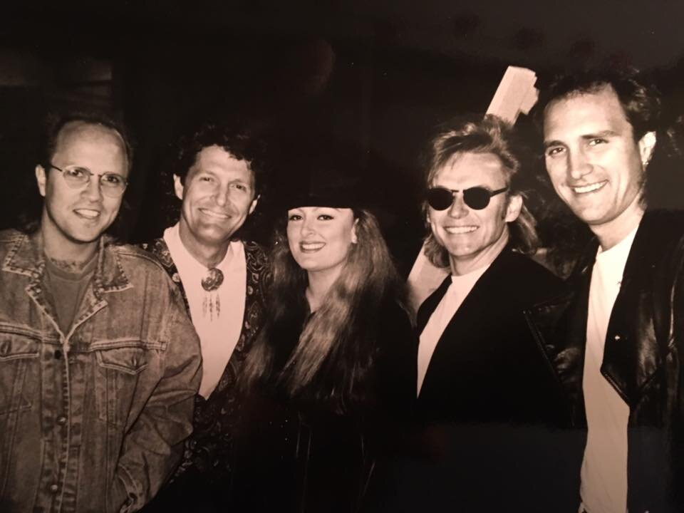 (L-R) Mark Miller from Sawyer Brown, Billy Thomas from McBride &amp; The Ride, Wynonna, Terry, Ray Herndon from McBride &amp; The Ride