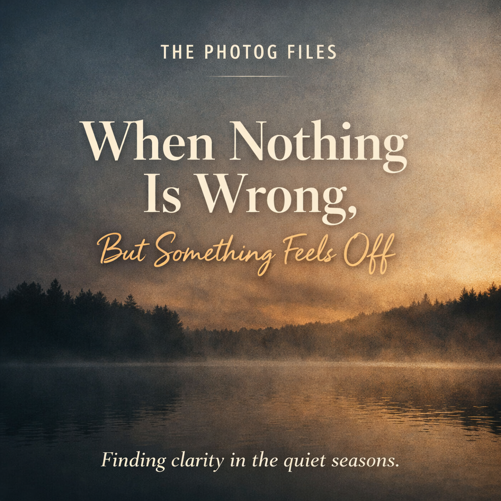 When Nothing Is Wrong, But Something Feels Off