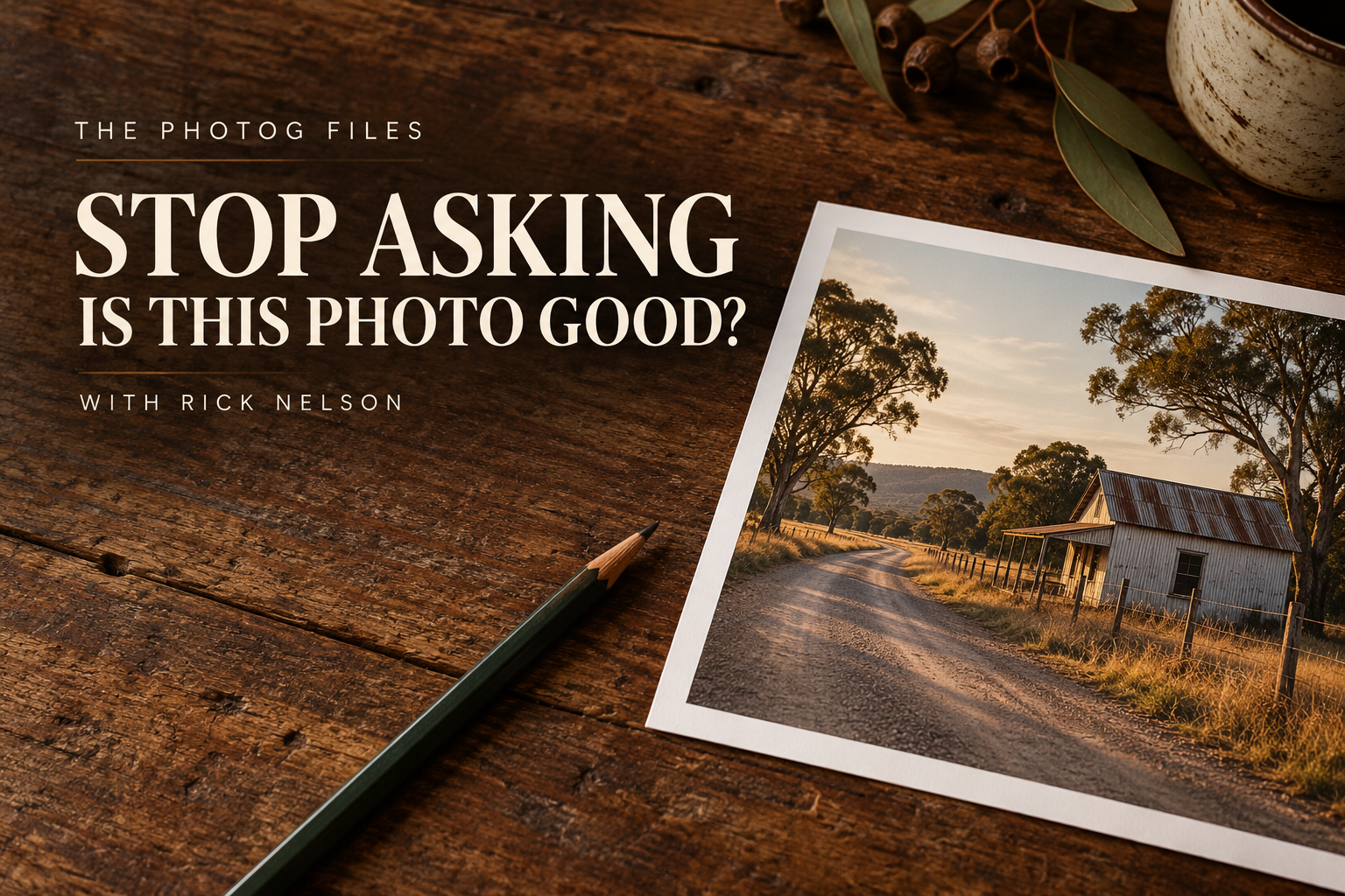 Stop Asking “Is This Photo Good?”