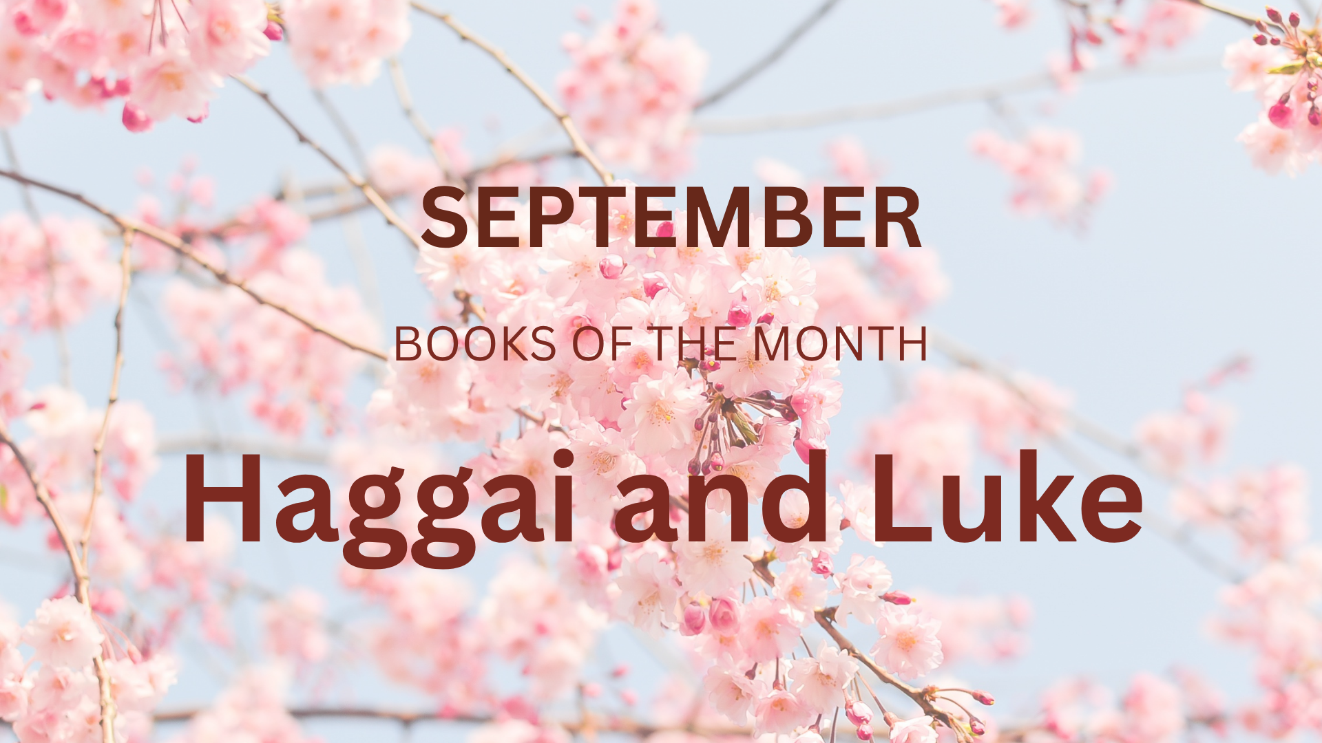 September                     Books of the Month
