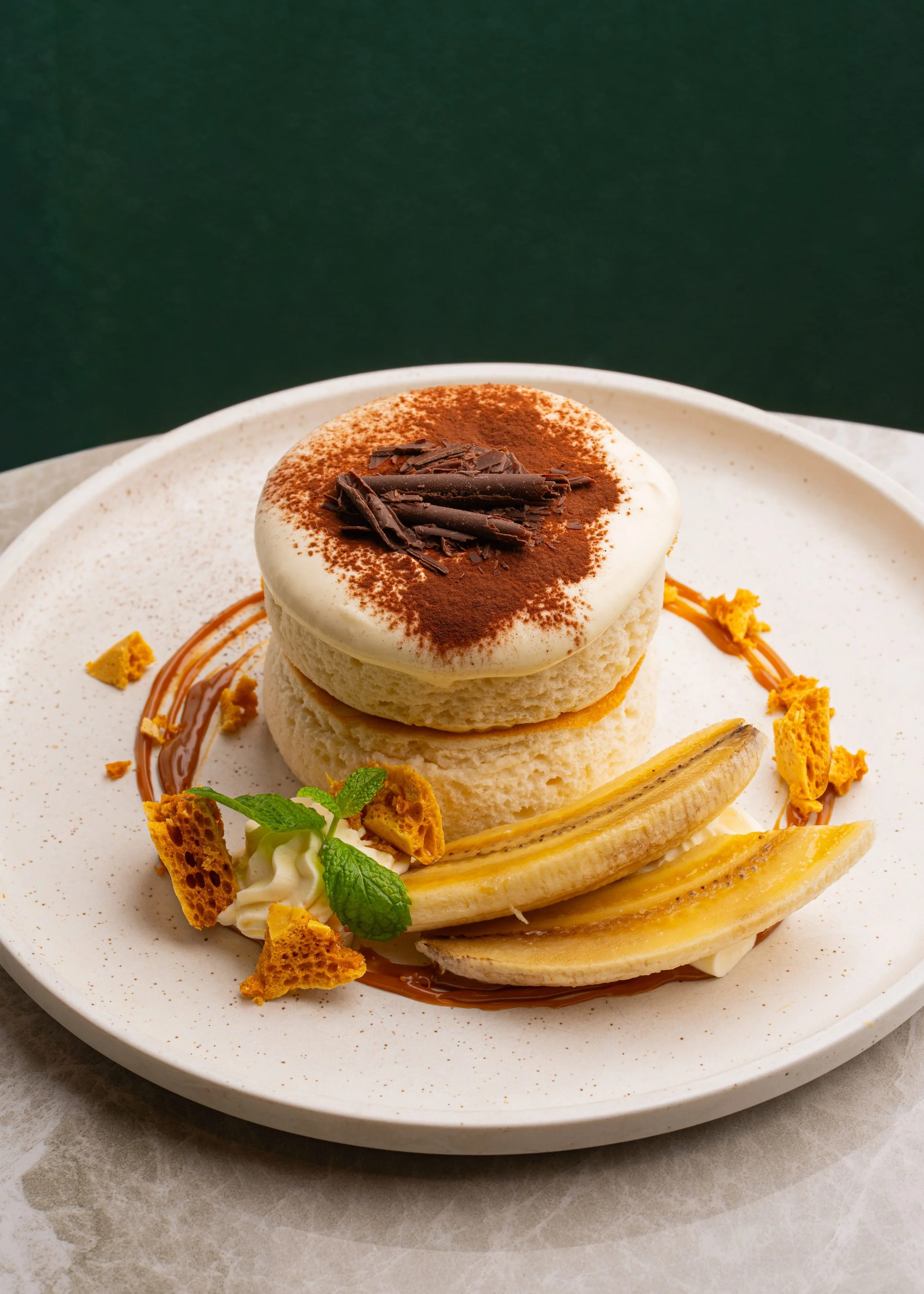 fluffy japanese banoffee pancakes in sydney