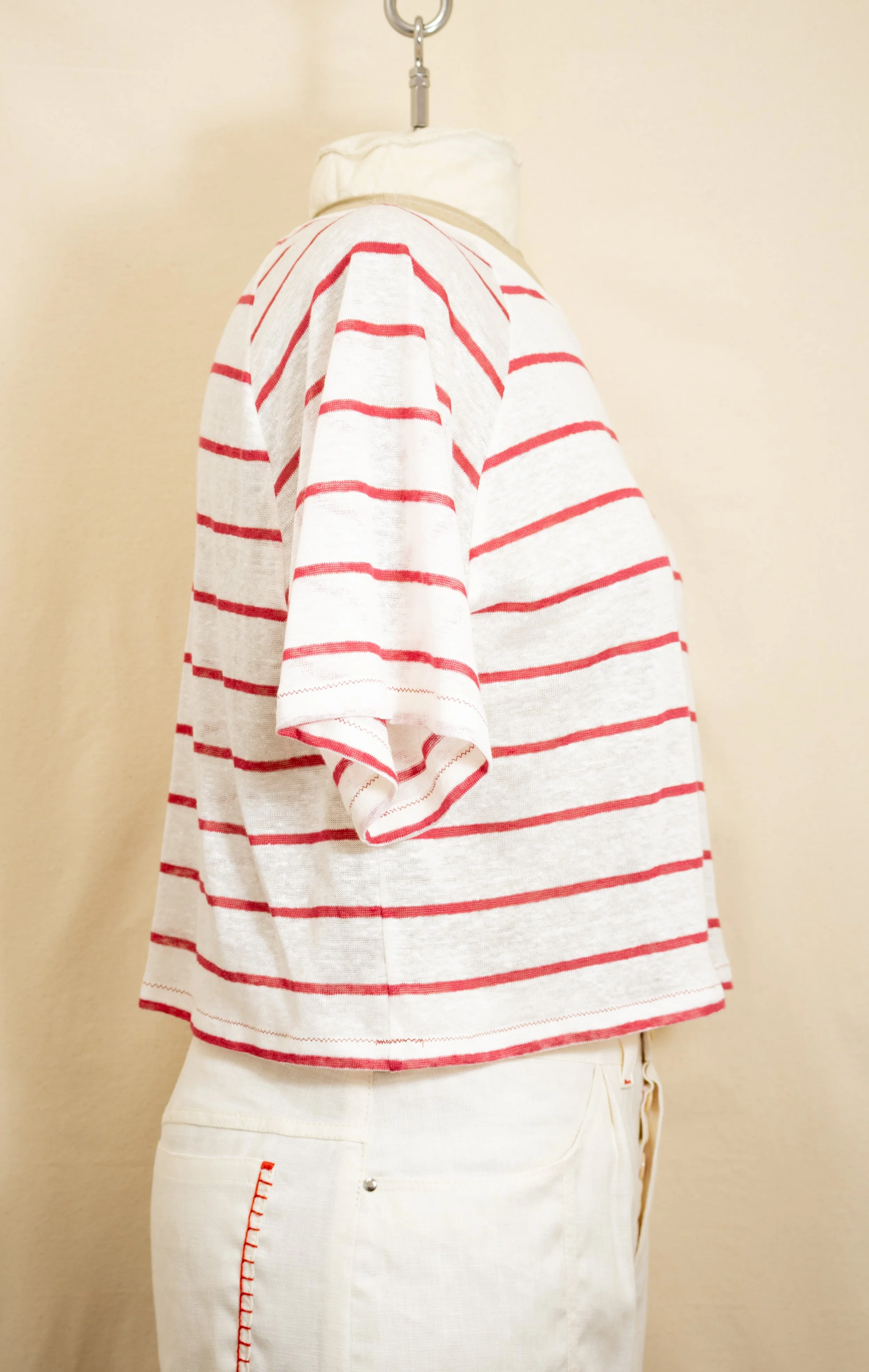 Port Tee – Linen Jersey Raglan T-Shirt