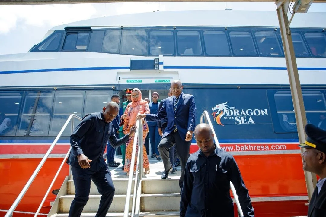 Zanzibar President visits Malindi Ferry Terminal