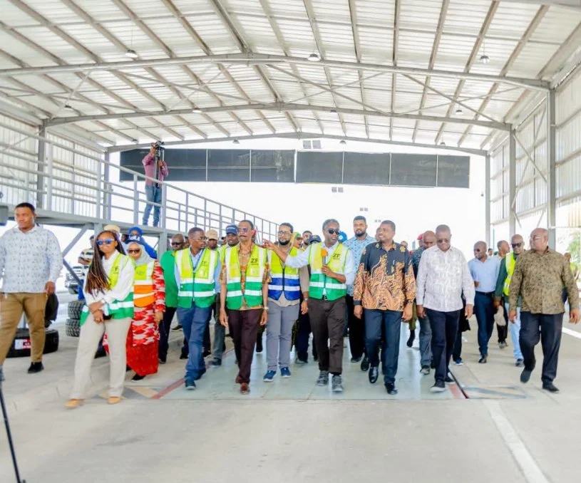 Hon. Hemed Suleiman Abdulla Tours Mpiga Duri (Maruhubi) Port Development