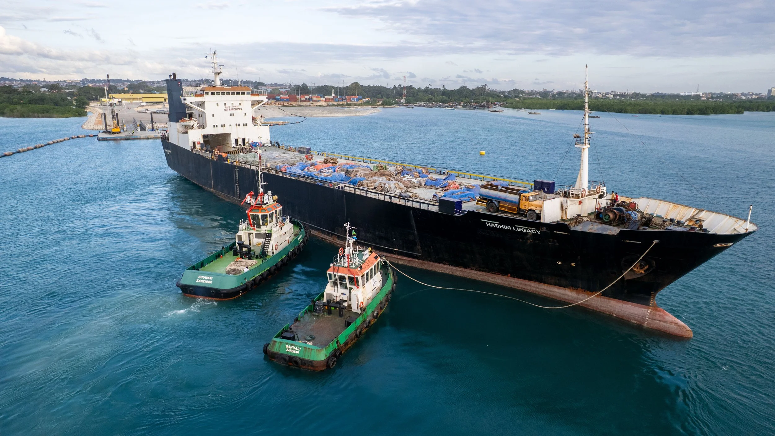 Zanzibar Ferry Terminal Welcomes Largest Cargo Ship