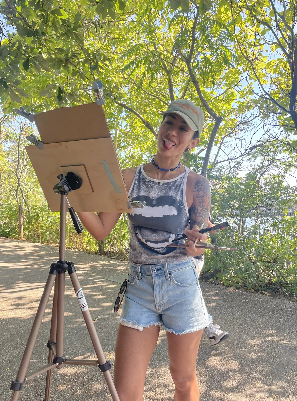 my Travel painting supplies
