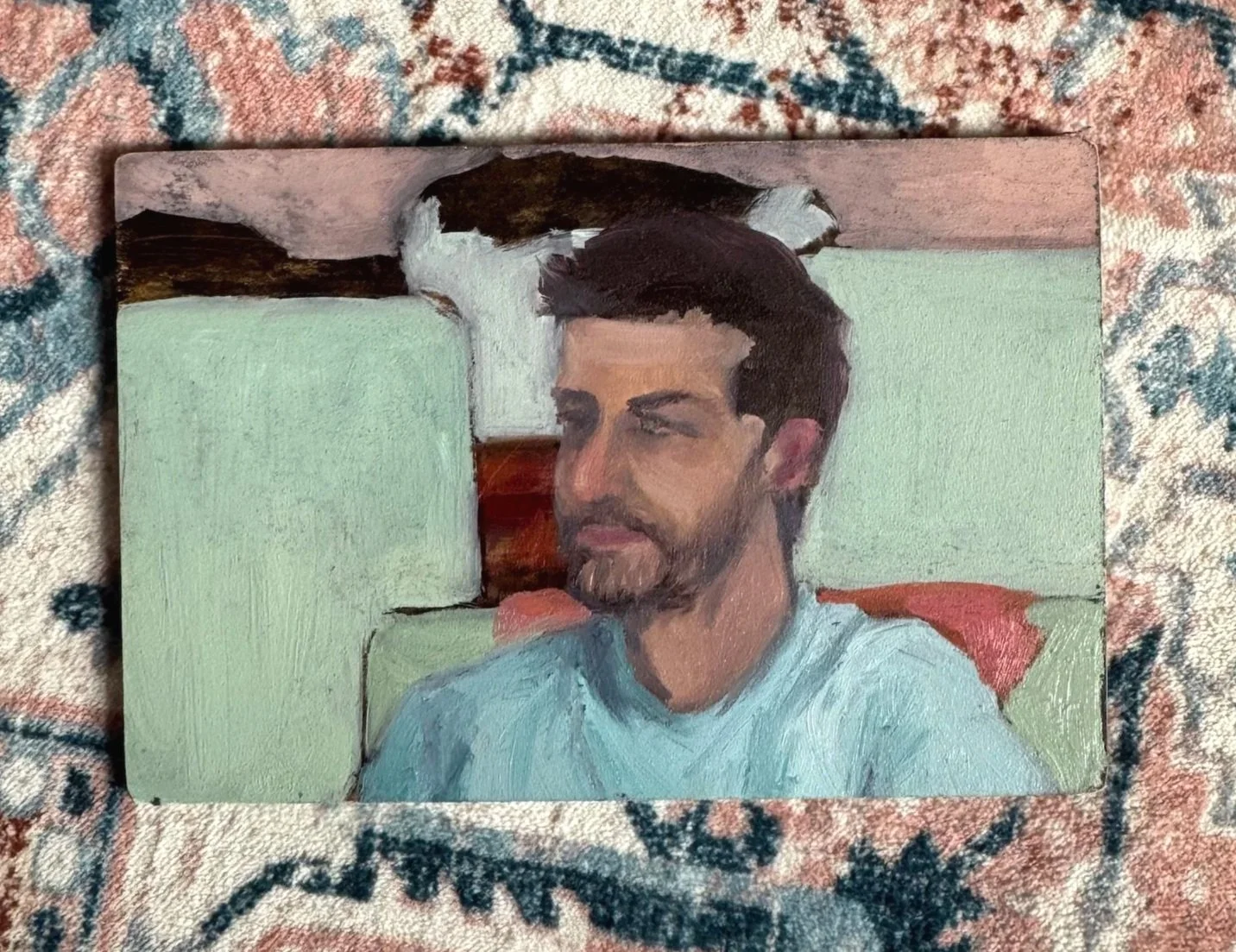 Alla Prima Study of Osama
