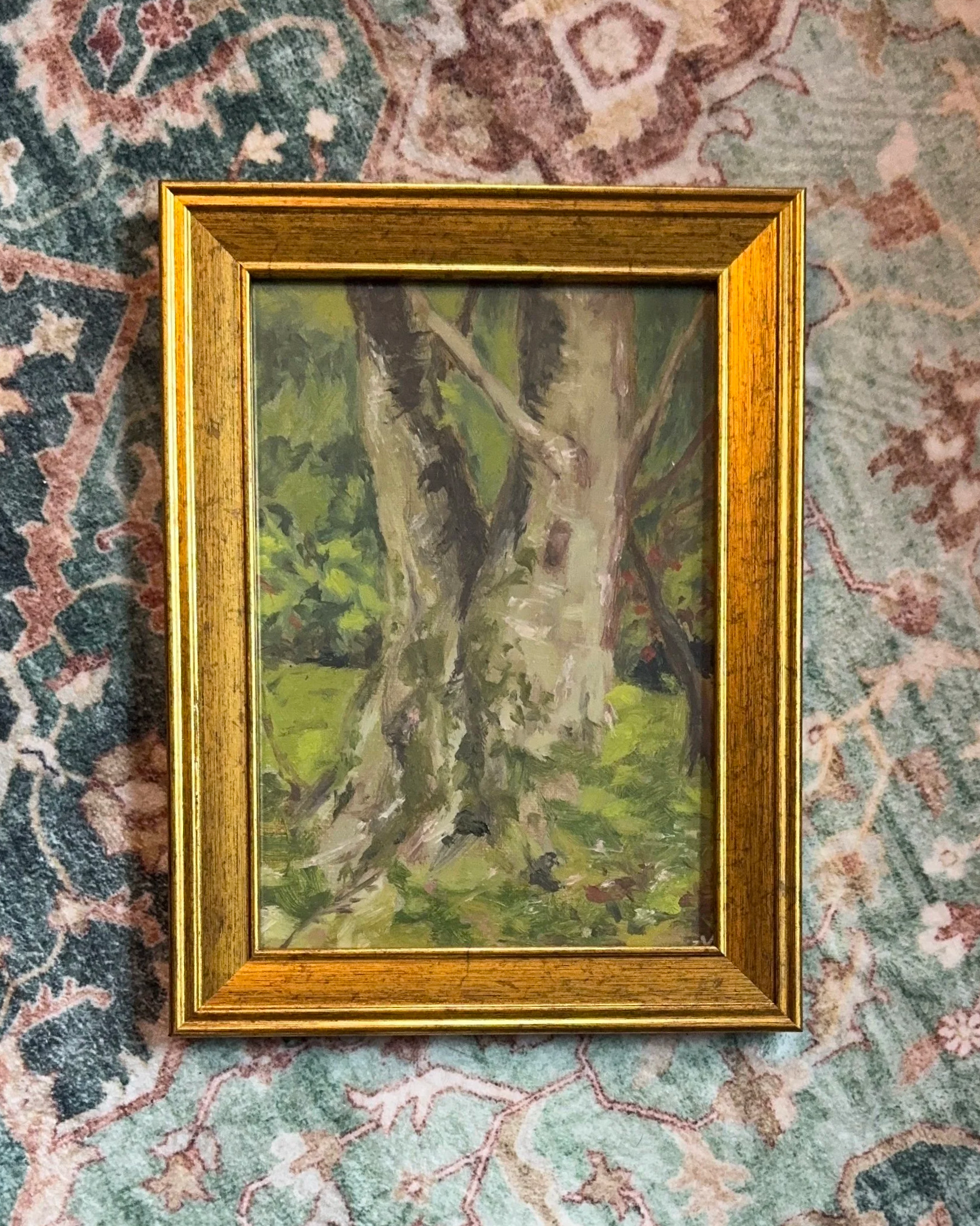 Tahoma Tree, Oil on Panel, 5X7" - $80