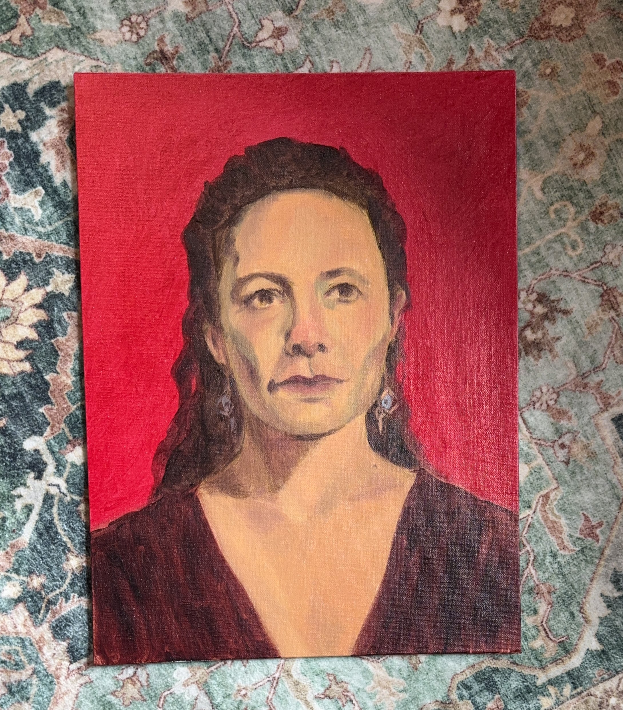 Alla Prima after Gain, Oil on Panel, 9x12" - $80