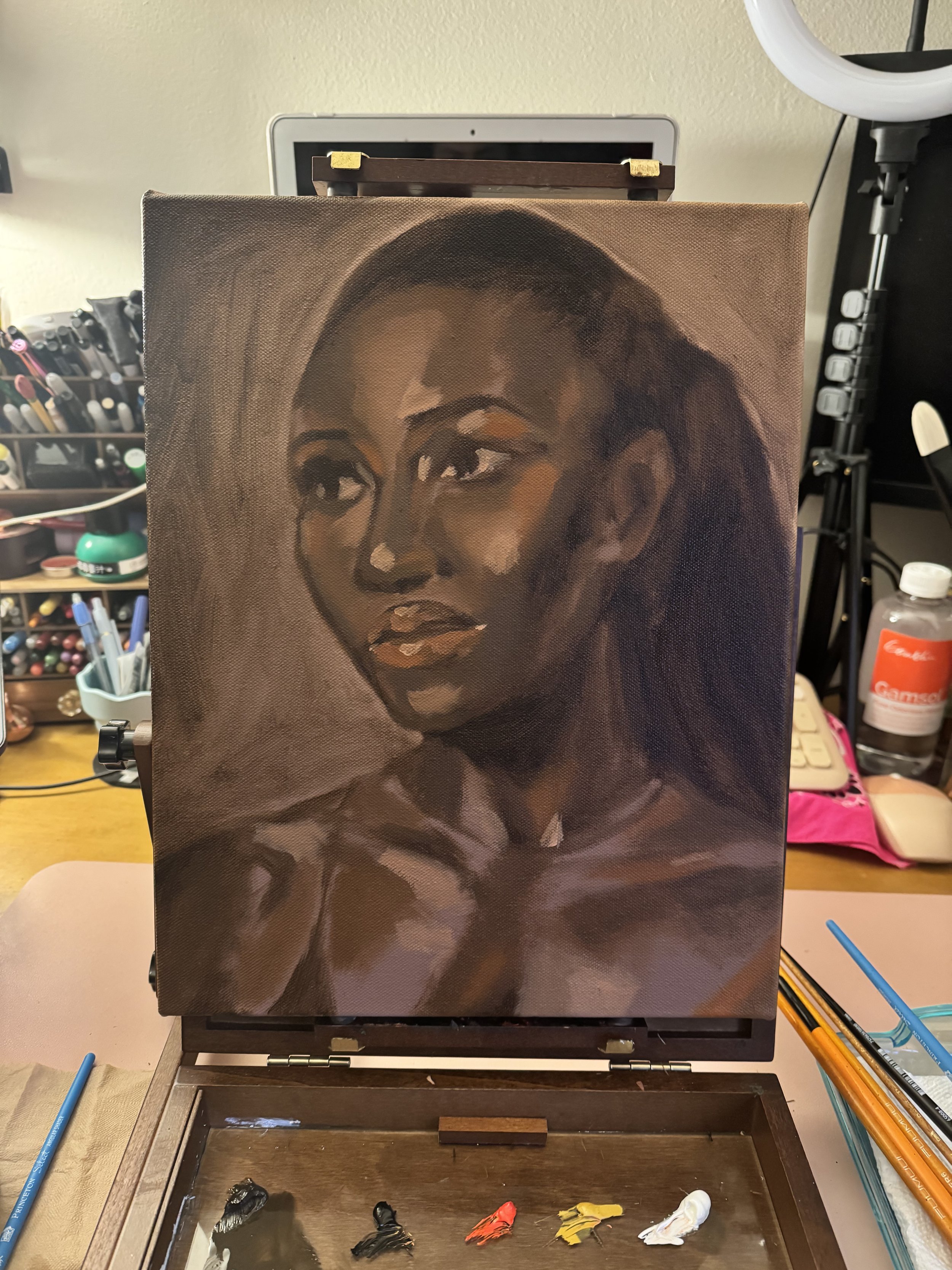 Alla Prima Portrait Study