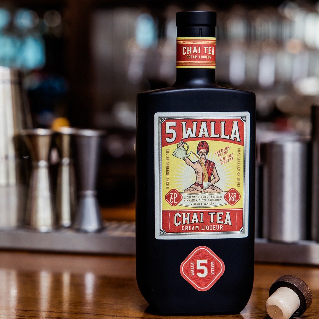 Five spices walked into a bar... and came out as  5 Walla 

#ChaiLiqueur #5Walla #Liqueur