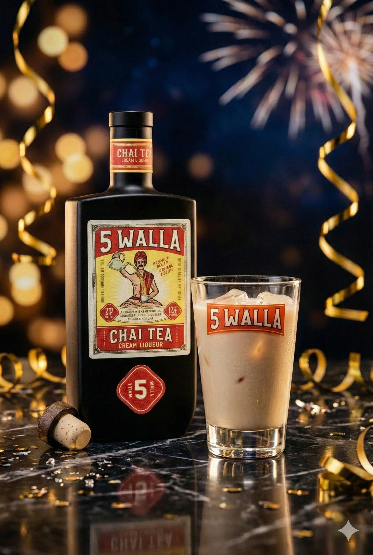 Wishing you a happy and prosperous 2026. From all of us at 5 Walla.

#HappyNewYear #5Walla #ChaiCreamLiqueur #Chai