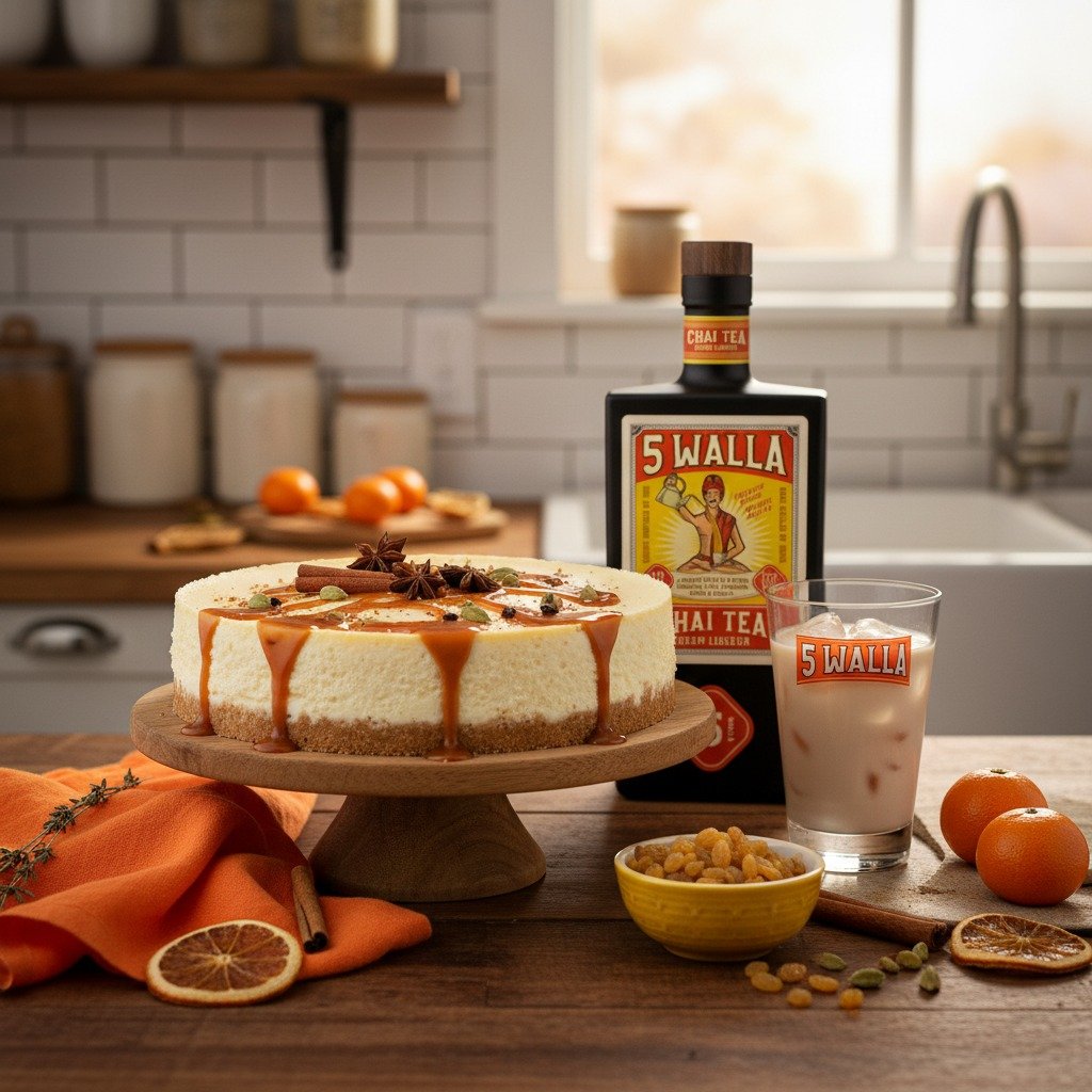 A cheesecake with a little extra character 🍊 Made with fresh oranges and 5 Walla for the ultimate dessert moment. Get your own bottle at wanderlustdrinkscompany.com

#5Walla #CheeseCake #CreamLiqueur #Liqueur
