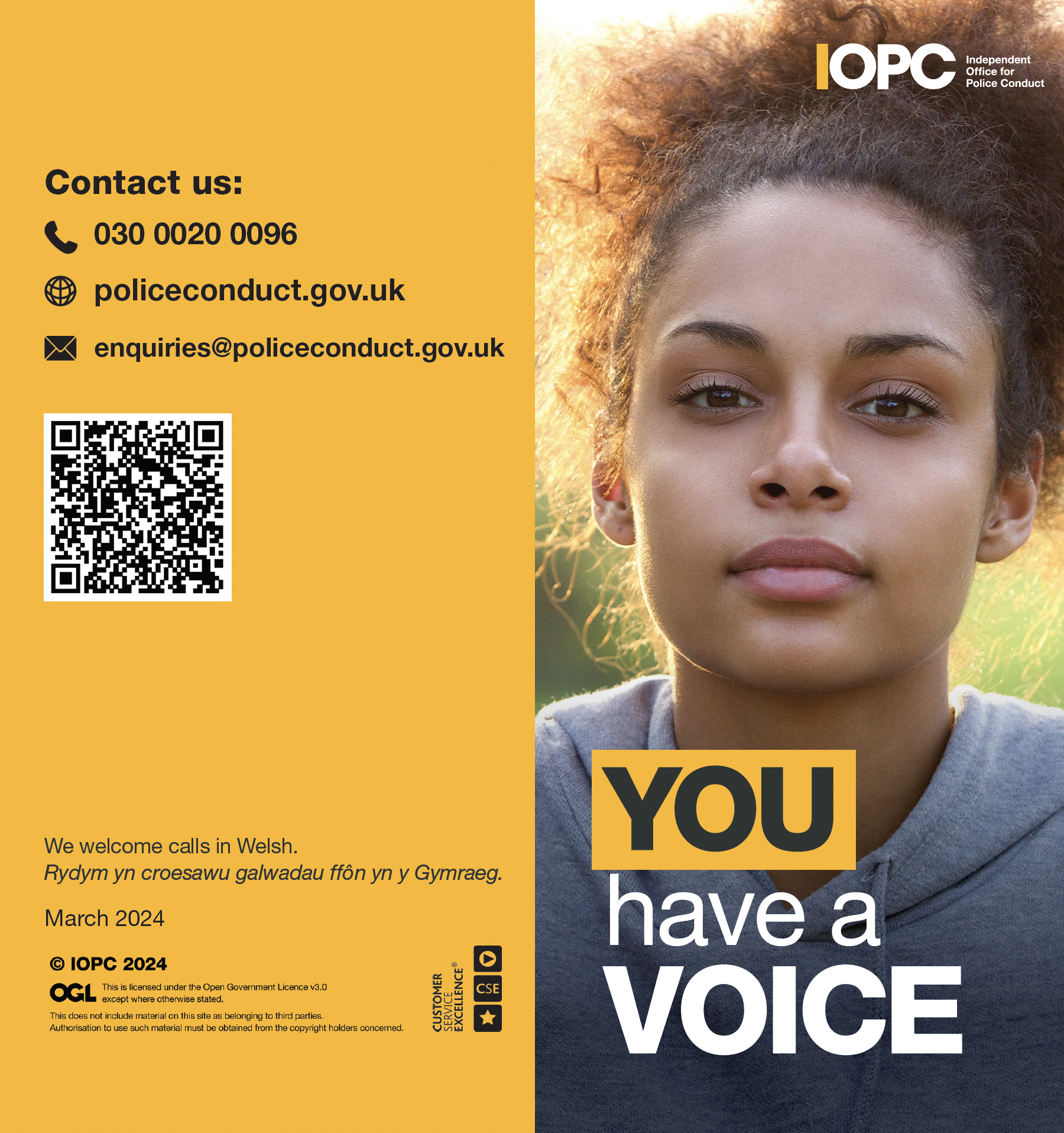 YOU HAVE A VOICE