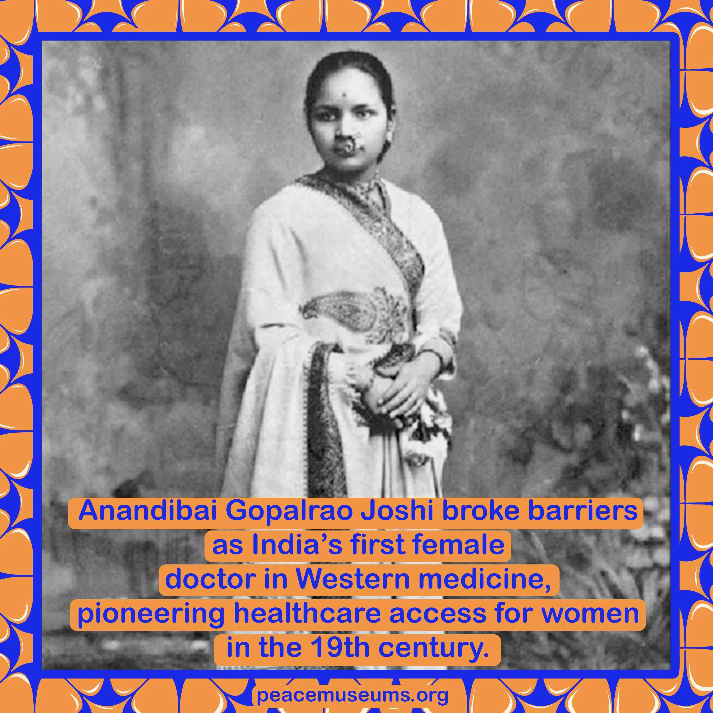 Anandibai Gopalrao Joshi made history as the first Indian woman to earn a degree in Western medicine. Born in an era when women’s roles were largely confined to domestic spaces, her graduation from the Woman’s Medical College of Pennsylvania in 1886