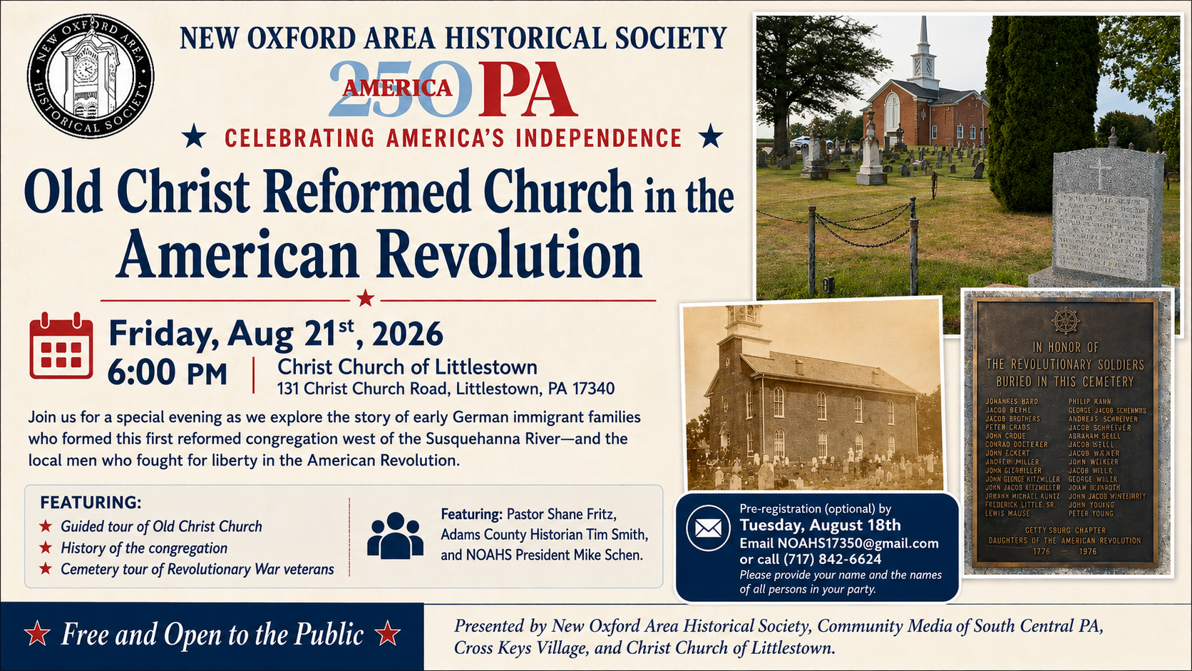 American Revolution Old Christ Reformed Church