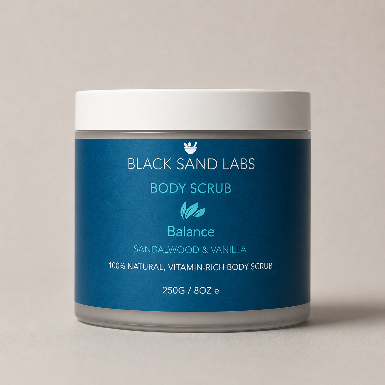 Dead Sea Salt Scrub - Sandalwood & Vanilla