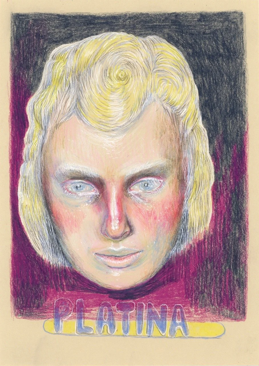 Webshop Danielle Luinge - drawing with colored pencils, 2025