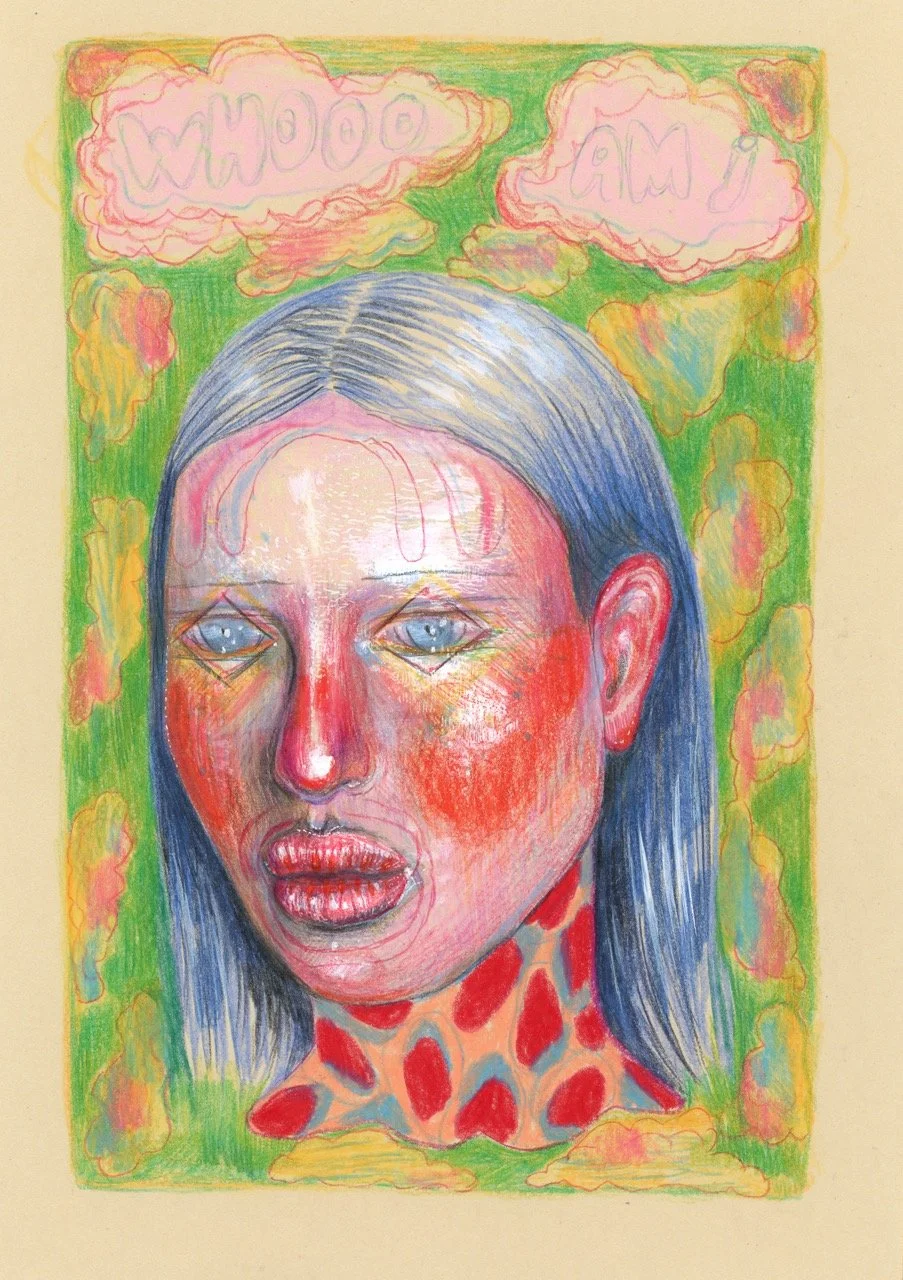 Webshop Danielle Luinge - drawing with colored pencils, 2025