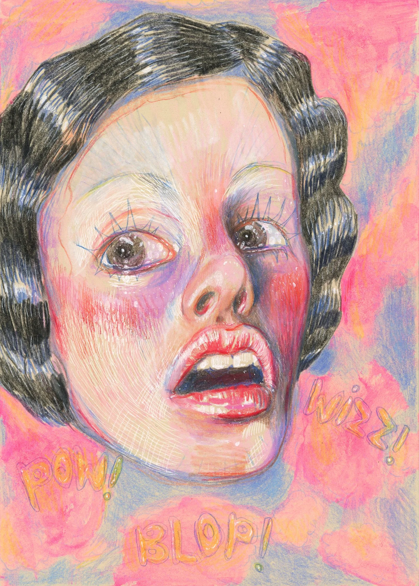 Webshop Danielle Luinge - drawing with colored pencils, 2025